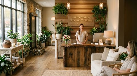 Illustration of Kendra massage spa and wellness, massage spa in Paterson, NJ